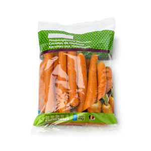 Kompostierbare und biologisch abbaubare Zertifikate Karottengemüse Verpackungsbeutel benutzerdefiniert