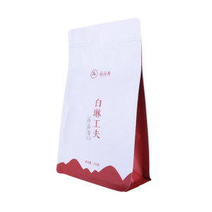 Weiß Kraft nachhaltiger Tee Kräuterpaket Reißverschluss Beutelpaket Kräuterpaket