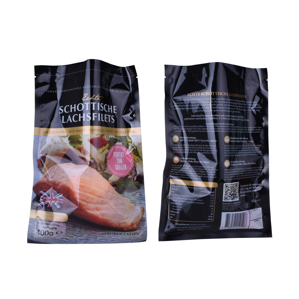 Individuell bedruckter, wiederverwertbarer Großhandels-Vakuumbeutel in Lebensmittelqualität für die Verpackung von frischem Fleisch