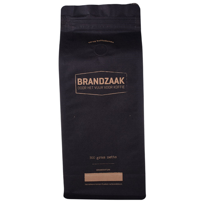 Laminat kompostierbare umweltfreundliche Einzelhandelsbeutel mit Druckschock für Kaffeeverpackung