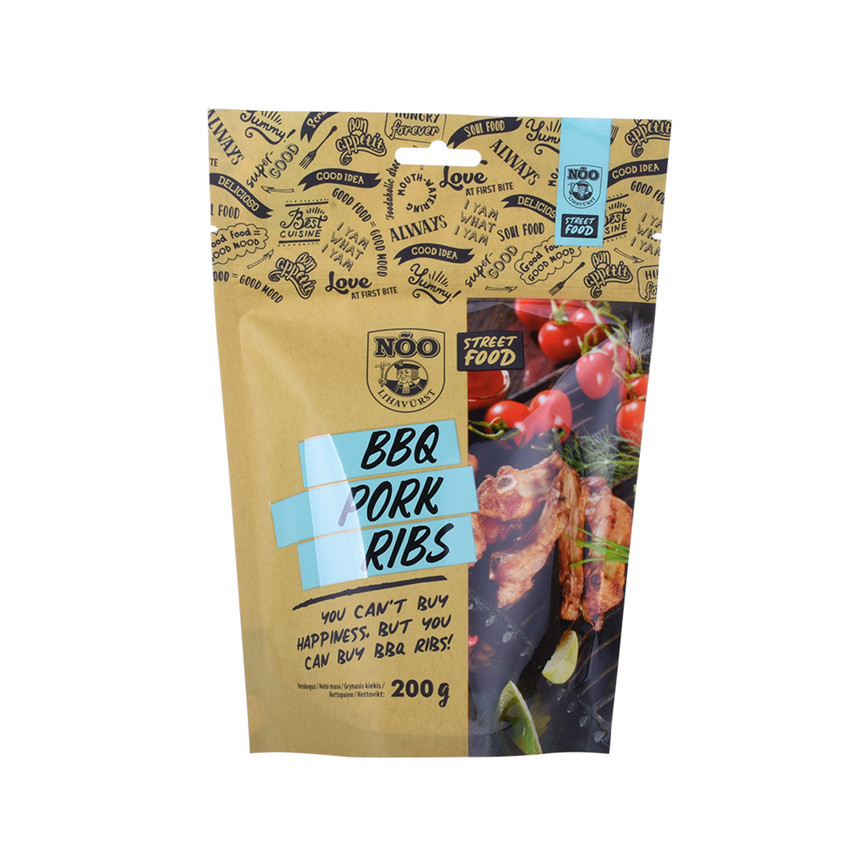 Nachhaltiger farbenfroher Druckzublock Stand up Food Packaging Kanada Großhandel