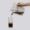 Tragbarer, abnehmbarer Filterbeutel für Kaffee-Tee-Brüher für Bergsteigerausflüge