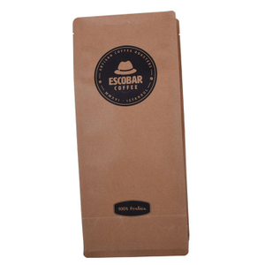Kompostierbare Kraftpapier umweltfreundliche Verpackung Melbourne Kaffeetaschen mit Ventil