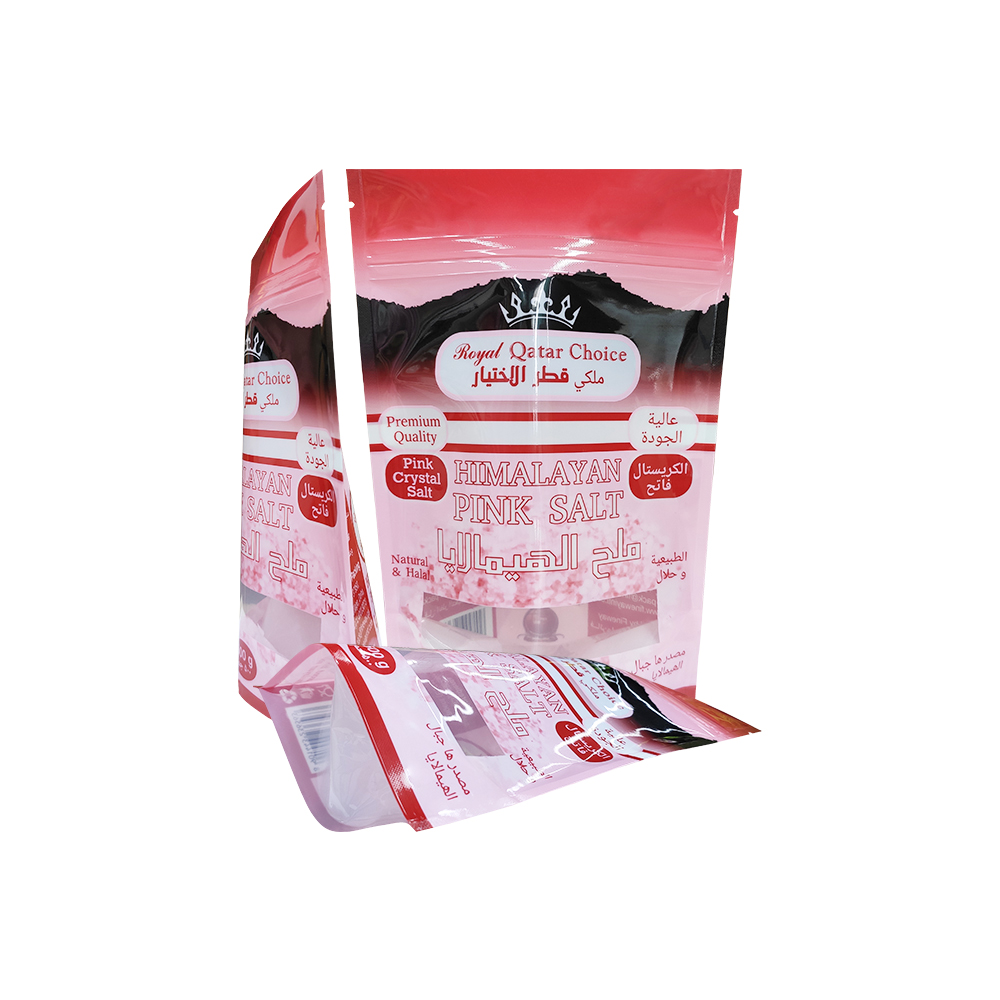 Benutzerdefinierte gedruckte Gloss Finish Plastik Flexible Verpackung Druckschock -Top -Beutelbeutel