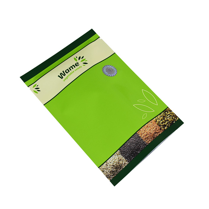 Laminat nachhaltiges recyceltes Papierverpackungsmaterial mit benutzerdefiniertem Druck für die Samenverpackung