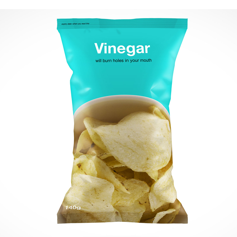 100% kompostierbare Packaing -Taschen für Chips